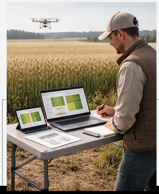 Система AI прогнозирования урожайности для точных агрономий в Красном Сулине