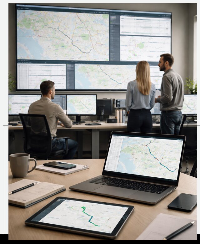 Трекинг грузов и Fleet Management, мониторинг автопарка в Красном Сулине